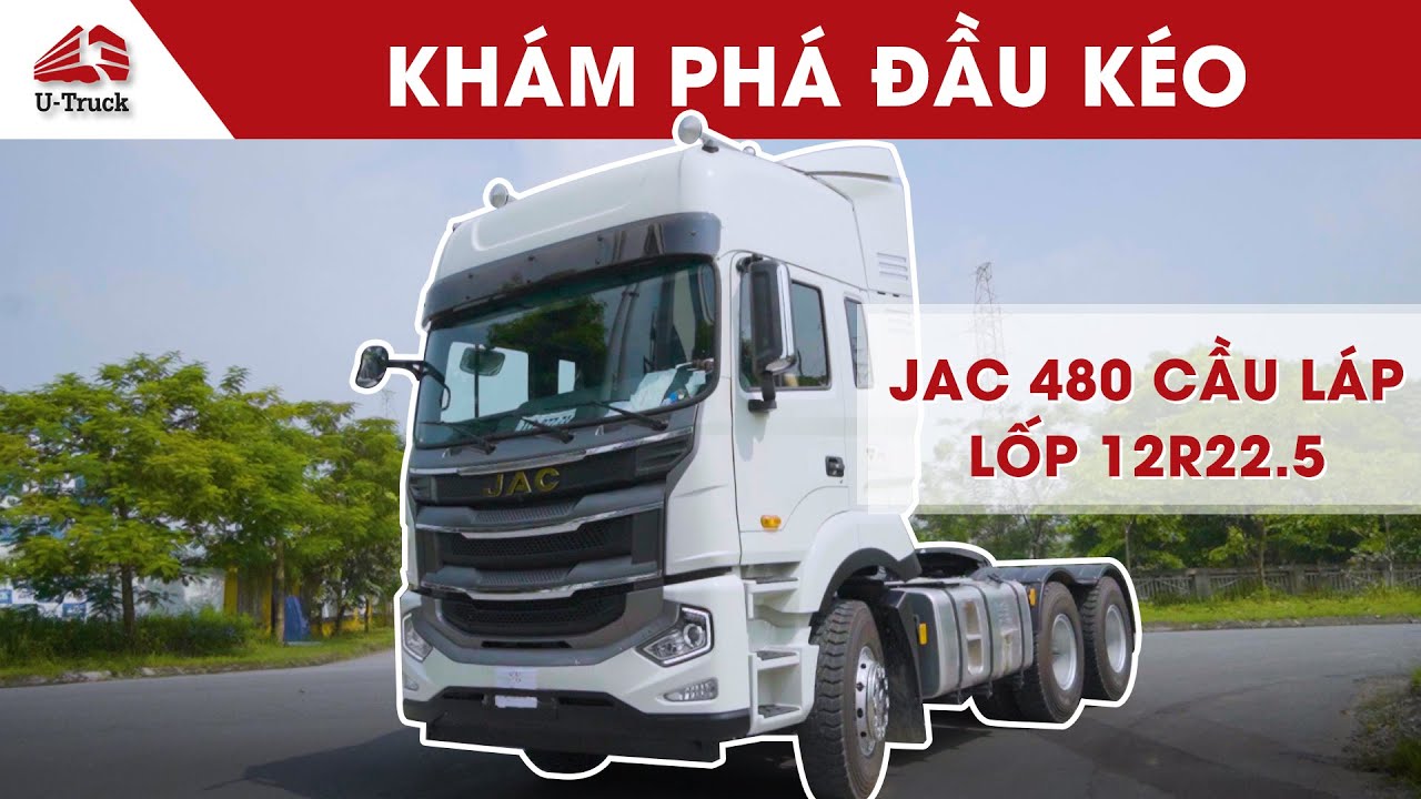 Xe đầu kéo A5 480HP cầu láp lốp 12R22.5