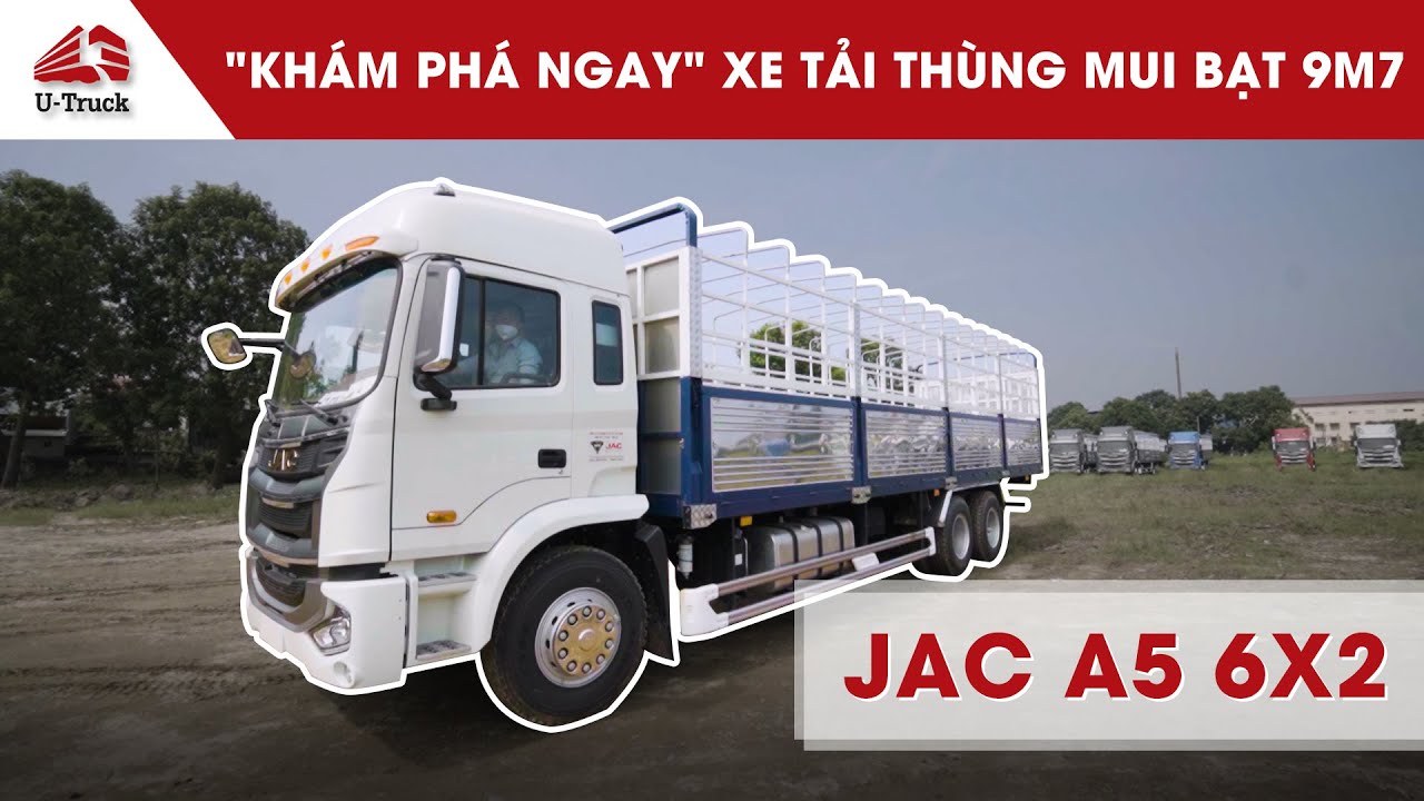 Xe tải A5 6x2 mui bạt 9m7