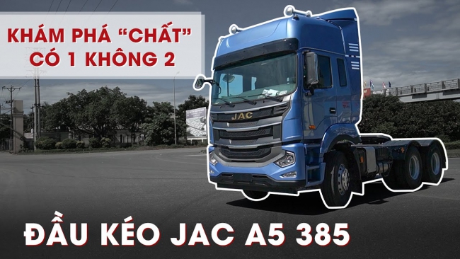 Xe đầu kéo A5 385HP cầu láp