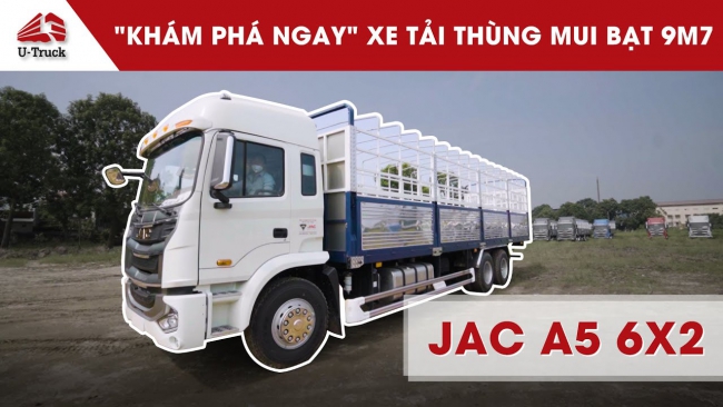 Xe tải A5 6x2 mui bạt 9m7