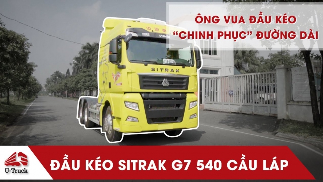 Xe đầu kéo G7 540 cầu láp