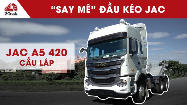 Xe đầu kéo A5 420HP cầu láp