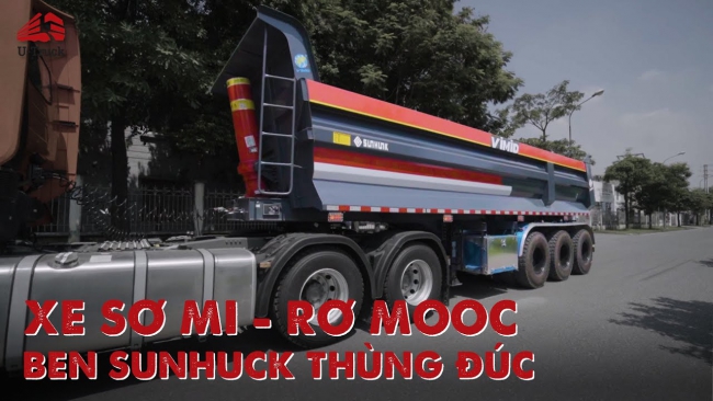 Xe SMRM ben SUNHUNK thùng đúc