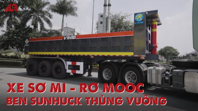 Xe SMRM BEN SUNHUNK thùng vuông