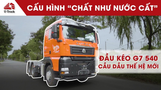 Xe đầu kéo G7 540 cầu dầu