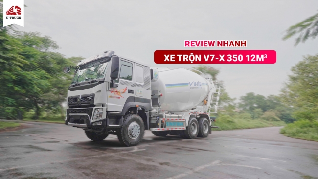 Xe Trộn V7X 350 12M3 - Giải pháp hoàn hảo cho mọi dự án