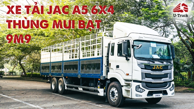 XE TẢI JAC A5 6x4 MUI BẠT 9M9