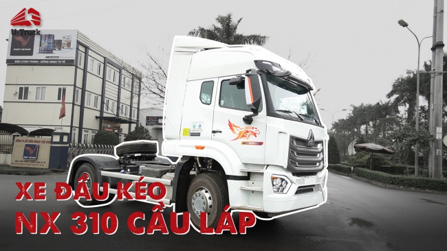 Xe đầu kéo NX 310 cầu láp | Chiến binh đầu kéo 1 cầu