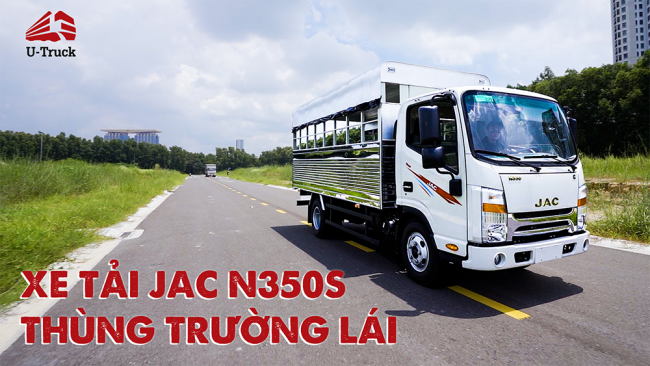 Xe tải JAC N350S Thùng trường lái 3T6