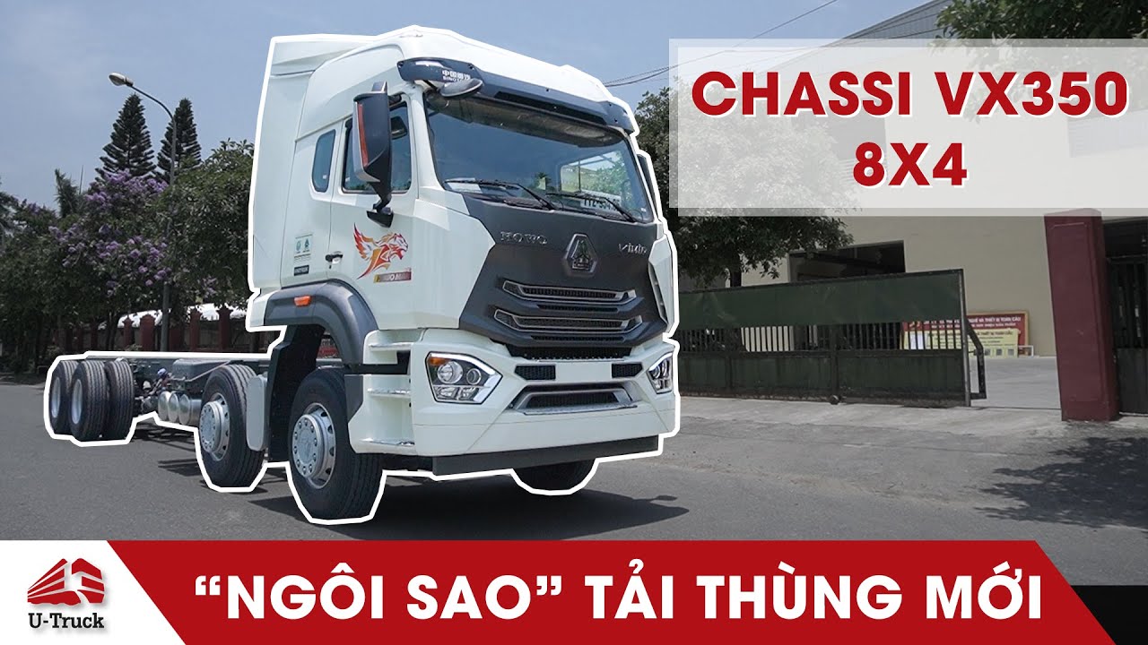 Xe tải VX 8x4 sát xi Xe tải VX 8x4 sát xi