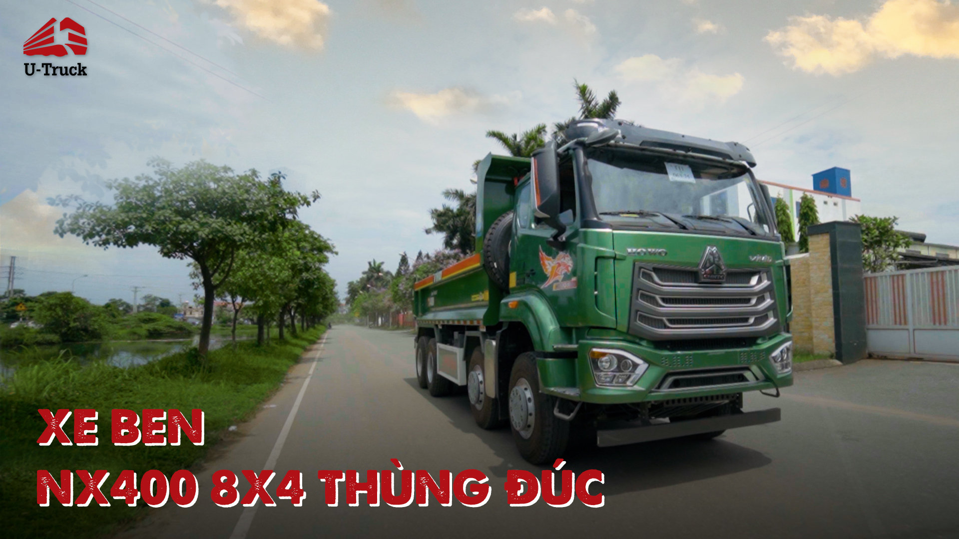 Xe ben NX400 8x4 thùng đúc Xe ben NX400 8x4 thùng đúc