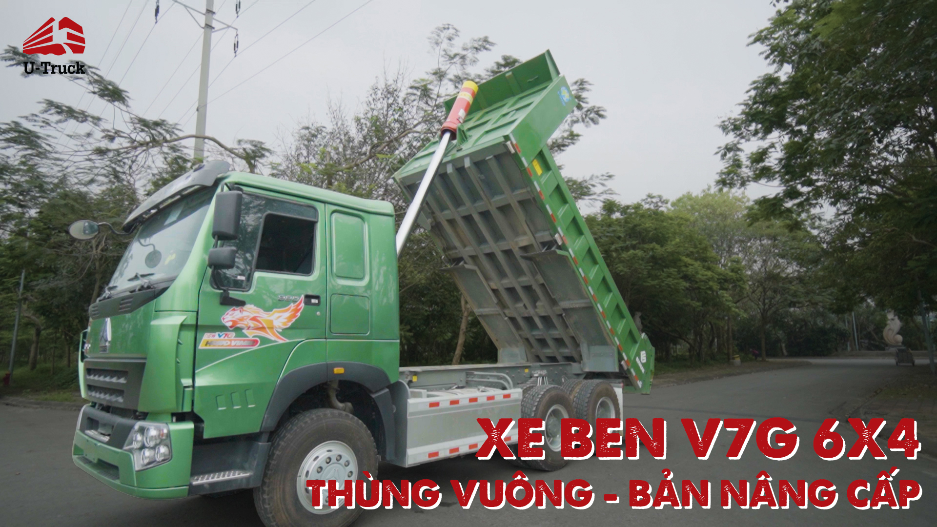 Xe ben V7G 6x4 thùng vuông - Bản nâng cấp 2022 Xe ben V7G 6x4 thùng vuông - Bản nâng cấp 2022