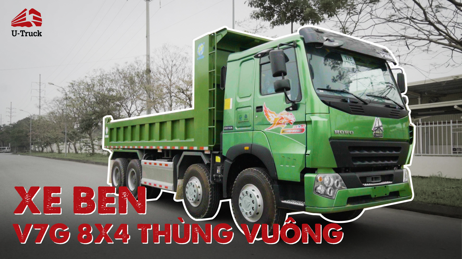 Xe ben V7G 8x4 thùng vuông - Bản nâng cấp 2022 Xe ben V7G 8x4 thùng vuông - Bản nâng cấp 2022