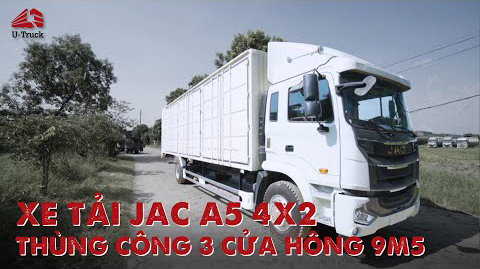 Xe tải A5 4x2 thùng công 3CH 9m5 Xe tải A5 4x2 thùng công 3CH 9m5