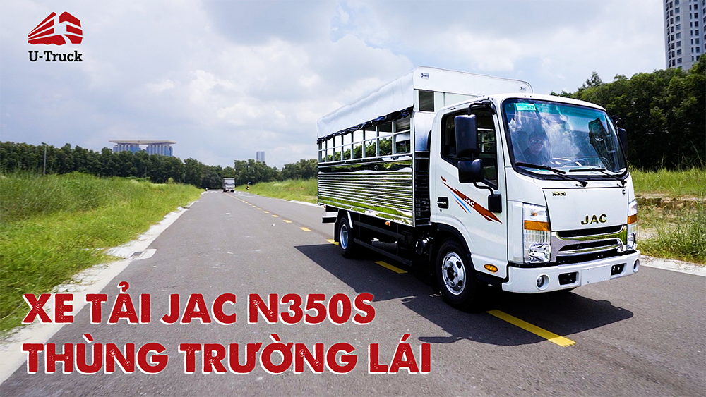 Xe tải JAC N350S Thùng trường lái 3T6