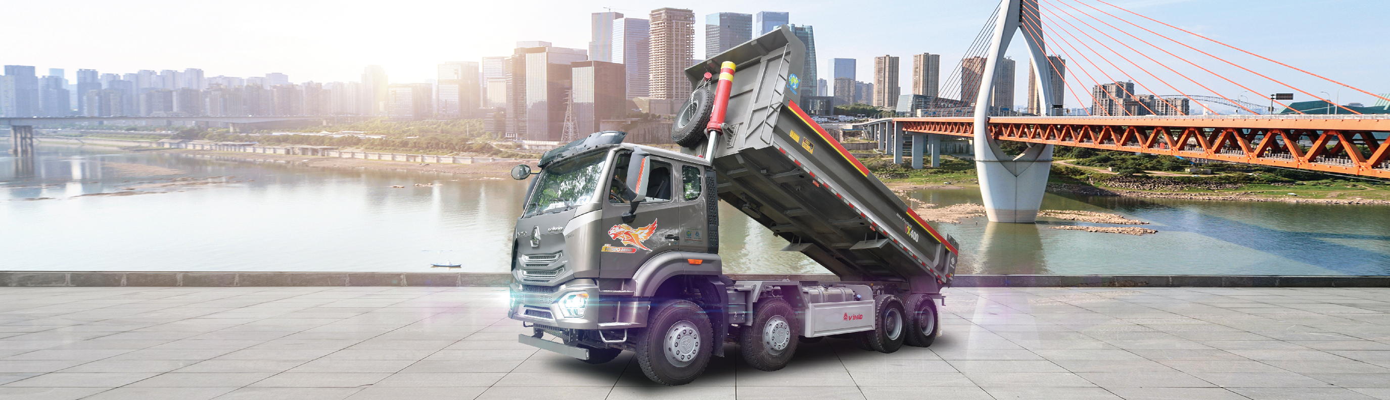 Banner danh mục sản phẩm xe ben