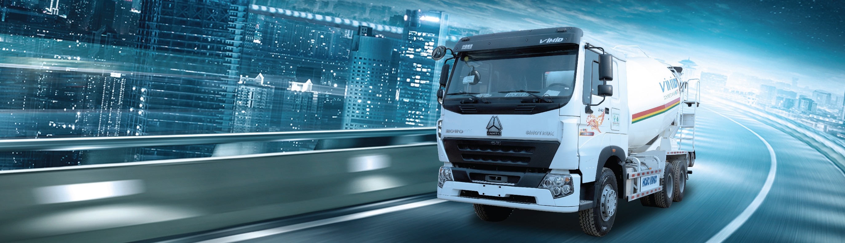 Banner danh mục sản phẩm xe trộn bê tông