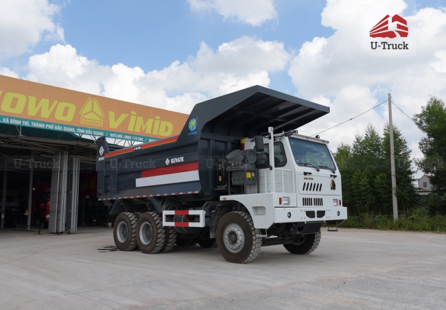 Xe ben mỏ HW7D 371 6X4 thùng đúc Xe ben mỏ HW7D 371 6X4 thùng đúc