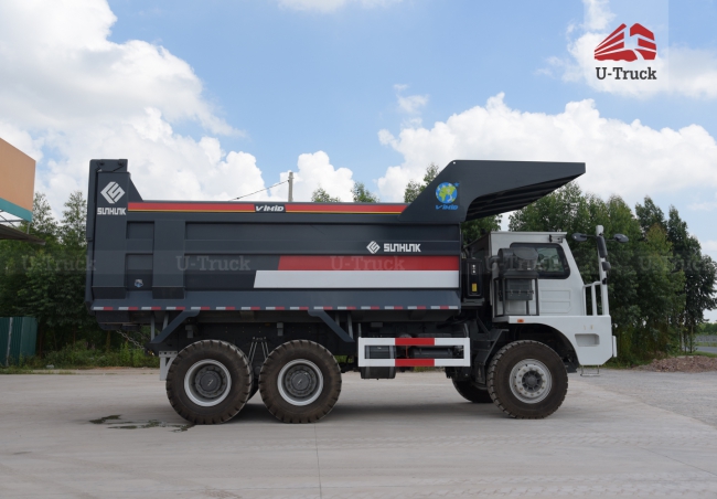 Xe ben mỏ HW7D 371 6X4 thùng đúc Xe ben mỏ HW7D 371 6X4 thùng đúc