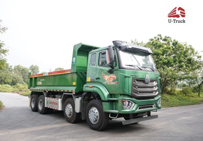Xe ben HOWO NX 350 8x4 thùng đúc Xe ben HOWO NX 350 8x4 thùng đúc