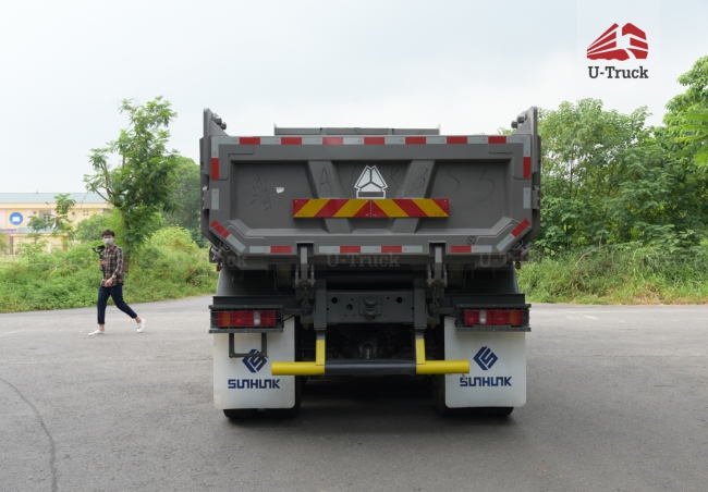 Xe ben VX400 8x4 thùng đúc