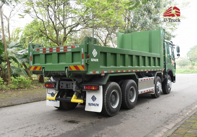 Xe ben V7G 8X4 thùng vuông - Bản nâng cấp 2022