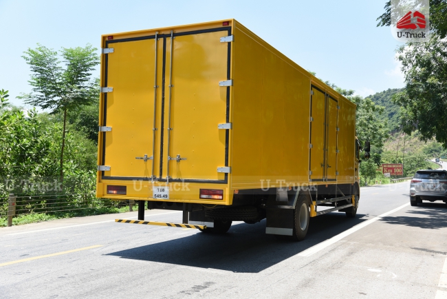 Xe tải A5 4x2 thùng kín tôn phẳng 9m5