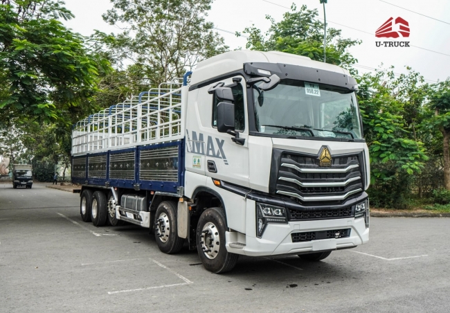 Xe tải thùng HOWO MAX 400 10x4 khung mui 9M7 Xe tải thùng HOWO MAX 400 10x4 khung mui 9M7