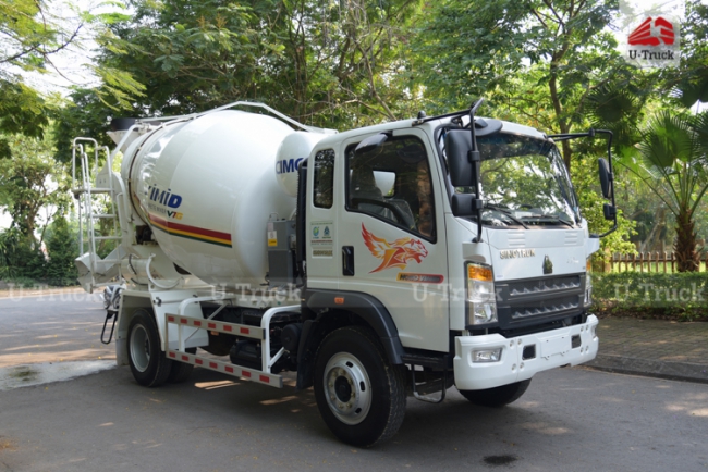 Xe trộn bê tông HOWO H3 130 5m3 Xe trộn bê tông HOWO H3 130 5m3