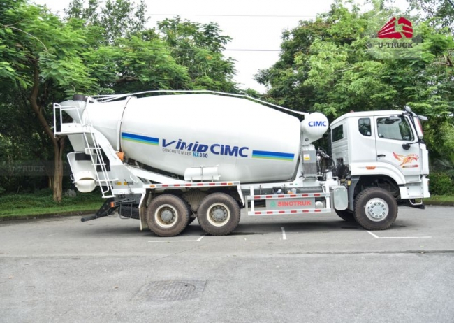 Xe trộn bê tông HOWO NX 350 12M3 Xe trộn bê tông HOWO NX 350 12M3