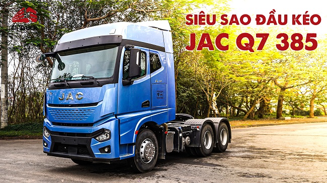 XE ĐẦU KÉO JAC Q7 385 CẦU LÁP XE ĐẦU KÉO JAC Q7 385 CẦU LÁP