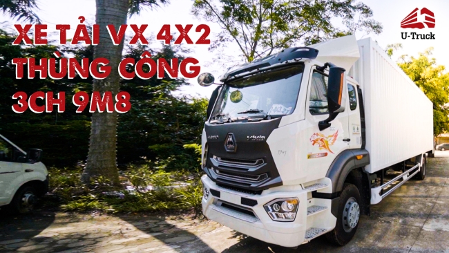Xe Tải VX 4x2 Thùng Công 3CH 9m8