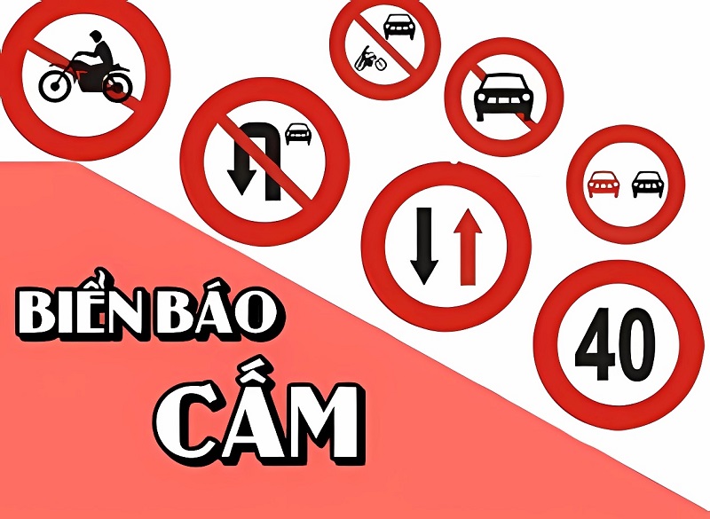 Đặc điểm biển báo cấm