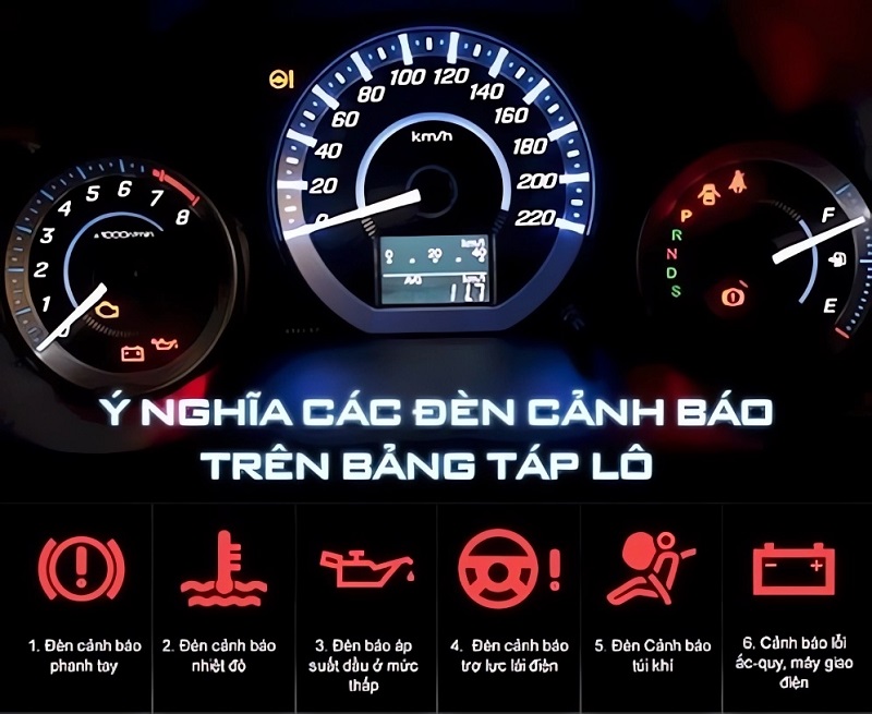 Đèn báo taplo xe tải