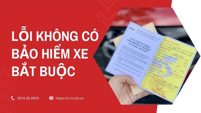 Mức phạt lỗi vi phạm không có bảo hiểm xe cập nhật 2025