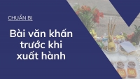 Bài văn khấn xe trước khi xuất hành đi làm, đi chơi cầu bình an