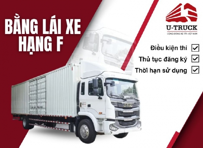 Bằng F lái được xe gì? Điều kiện thi và thời hạn sử dụng