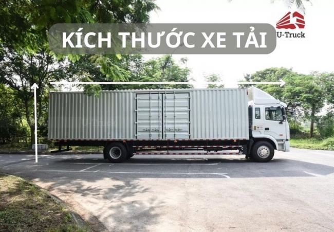 Kích thước xe tải, thùng xe tải của một số dòng xe hiện nay