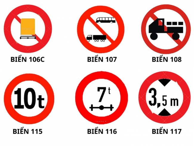 Lỗi xe tải, ô tô đi vào đường cấm phạt bao nhiêu? Ý nghĩa biển cấm