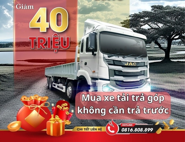 Mua xe tải trả góp không cần trả trước có được không?
