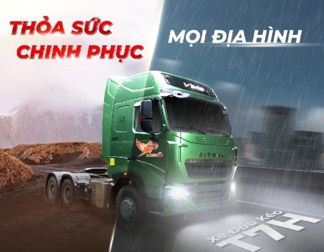 Tải trọng xe đầu kéo bao nhiêu, chở được bao nhiêu tấn?