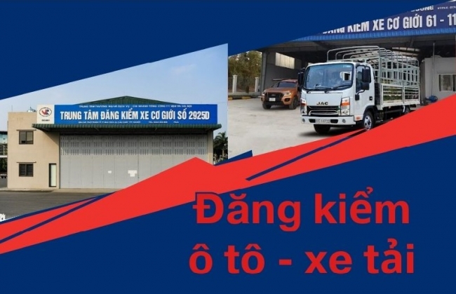 Cập nhật thời gian đăng kiểm ô tô, xe tải mới nhất 2026