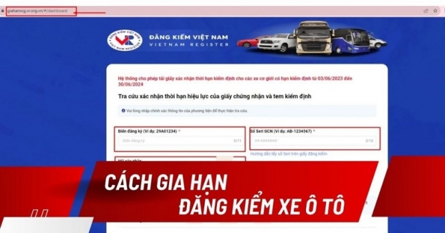 Cách tra cứu gia hạn đăng kiểm xe, thủ tục và lệ phí chi tiết