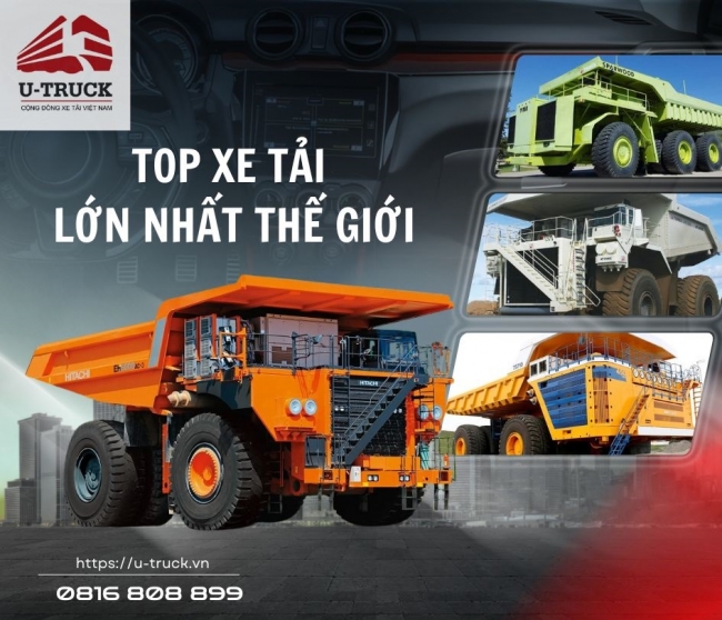 TOP 8 xe tải lớn nhất thế giới: Siêu cỗ máy khổng lồ
