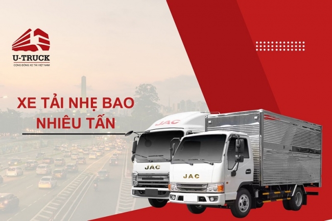 Kích thước xe tải nhỏ, xe tải nhẹ là bao nhiêu tấn?