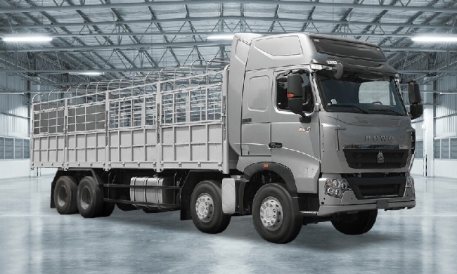 Xe tải thùng HOWO 4 chân - Giá bán và kích thước thùng xe