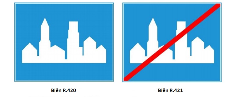 Biển báo R.420 R.421