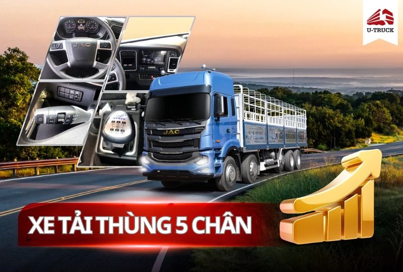 Xe Tải Thùng 5 Chân