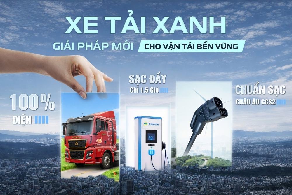 Xe tải xanh – Giải pháp bền vững cho ngành vận tải hàng hóa