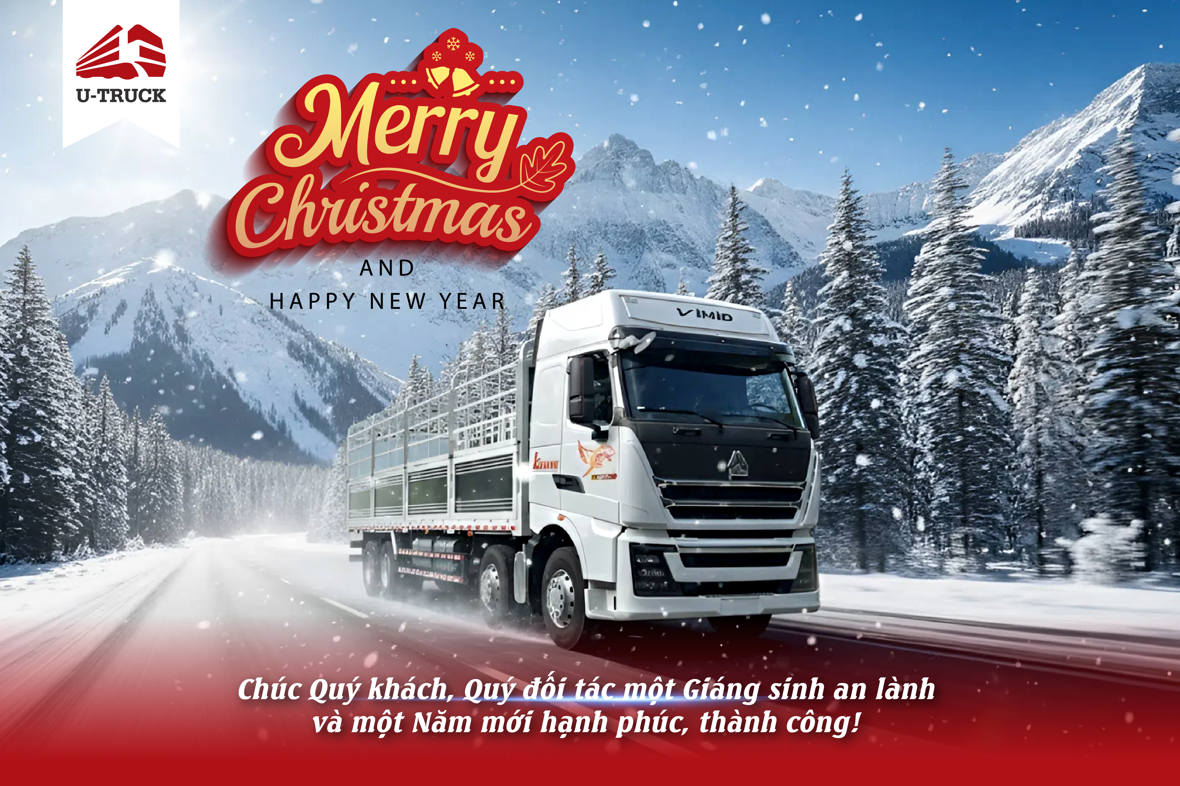 U-TRUCK kính chúc Giáng sinh an lành & Năm Mới 2026 thành công